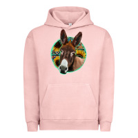Pigment Salmon aztec backsground donkey Urban Hoodie - Jasminsmagicworld