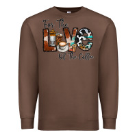 Chestnut for the love of the coffe Premium Sweatshirt - CowhideDigitalArt