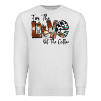 Oatmeal Heather for the love of the coffe Premium Sweatshirt - CowhideDigitalArt