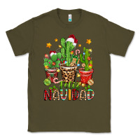 Army Green christmas cactus feliz navidad Classic Tee - Zillion Design Studio