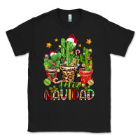 Black christmas cactus feliz navidad Classic Tee - Zillion Design Studio