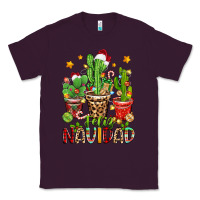 Plum christmas cactus feliz navidad Classic Tee - Zillion Design Studio