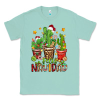 Seafoam christmas cactus feliz navidad Classic Tee - Zillion Design Studio