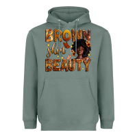 Sage brown skin beauty Heavyweight Hoodie - Zillion Design Studio