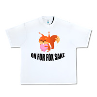 White Oh, For Fox Sake Urban Heavy Tee - Bettercallsaul