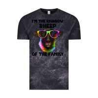 Cloud Black i'm the rainbow sheep of the family suffolk sheep Vintage Tee - Artiststas