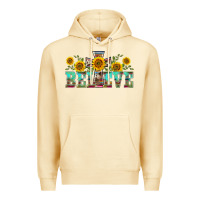Western Believe Sunflowers Flowers Premium Hoodie | Teevron