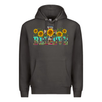 Smoke western believe sunflowers flowers Premium Hoodie - BarkalooDesign