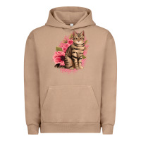 Pigment Burro floral cat Urban Hoodie - Jasminsmagicworld