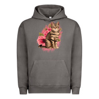 Pigment Tornado floral cat Urban Hoodie - Jasminsmagicworld