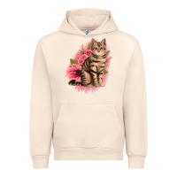Sandshell floral cat Urban Hoodie - Jasminsmagicworld