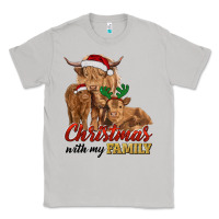 Moon Dust Cow and Calves Christmas with My Family Classic Tee - RanaPortraitStore