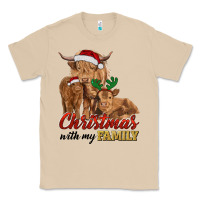 Mushroom Cow and Calves Christmas with My Family Classic Tee - RanaPortraitStore
