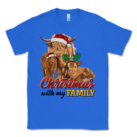 True Royal Cow and Calves Christmas with My Family Classic Tee - RanaPortraitStore