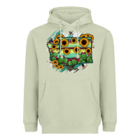 Matcha washingTon State Map Heavyweight Hoodie - RanaPortraitStore