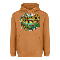 Meerkat washingTon State Map Heavyweight Hoodie - RanaPortraitStore