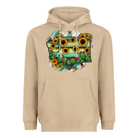 Mushroom washingTon State Map Heavyweight Hoodie - RanaPortraitStore