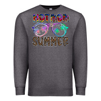 Charcoal Heather hot mom summer Premium Sweatshirt - CowhideDigitalArt