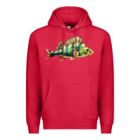 Cardinal Perch Fish Premium Hoodie - LillyAllenDesigns