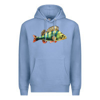 Colony Blue Perch Fish Premium Hoodie - LillyAllenDesigns