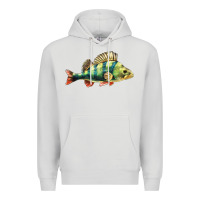 Dove Grey Perch Fish Premium Hoodie - LillyAllenDesigns