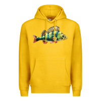 Lemon Perch Fish Premium Hoodie - LillyAllenDesigns