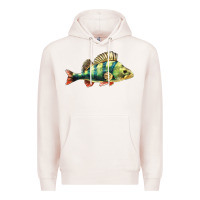 Pale Pink Perch Fish Premium Hoodie - LillyAllenDesigns