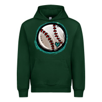 Forest Green glitter baseball Urban Hoodie - Jasminsmagicworld