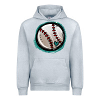 Heather Grey glitter baseball Urban Hoodie - Jasminsmagicworld