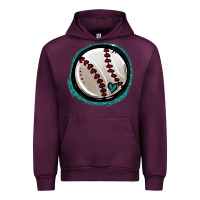 Mauve Wine glitter baseball Urban Hoodie - Jasminsmagicworld