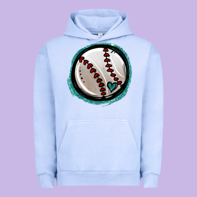 Glitter Baseball Urban Hoodie Designed By Jasminsmagicworld
