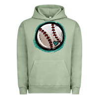 Pigment Oil Green glitter baseball Urban Hoodie - Jasminsmagicworld