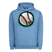 Pigment Pebble Blue glitter baseball Urban Hoodie - Jasminsmagicworld
