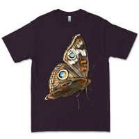 Plum Flying Common Buckeye Butterfly Premium Tee - LillyAllenDesigns