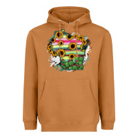 Meerkat Wisconsin State Map Heavyweight Hoodie - RanaPortraitStore