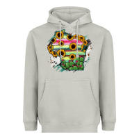 Moon Dust Wisconsin State Map Heavyweight Hoodie - RanaPortraitStore