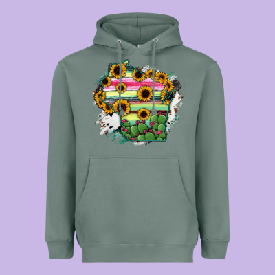 Wisconsin State Map Heavyweight Hoodie Designed By Ranaportraitstore