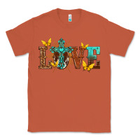 Copper love with cross Classic Tee - texasbilliewilder