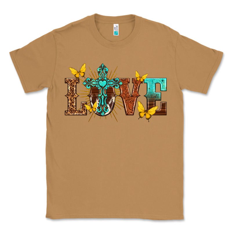 Love With Cross Classic Tee by texasbilliewilder | Teevron