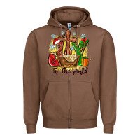 Chestnut joy to the world Zipper Hoodie - Zillion Design Studio