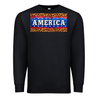 Black america license plate Premium Sweatshirt - HRA Design Shop