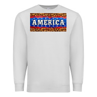 Dove Grey america license plate Premium Sweatshirt - HRA Design Shop