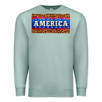 Seafoam america license plate Premium Sweatshirt - HRA Design Shop