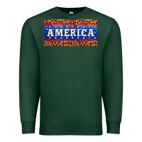 Sports Green america license plate Premium Sweatshirt - HRA Design Shop