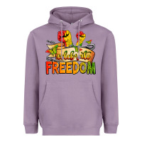 Lavender We are black history juneteenth Heavyweight Hoodie - Zillion Design Studio