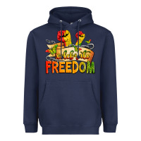 Navy We are black history juneteenth Heavyweight Hoodie - Zillion Design Studio