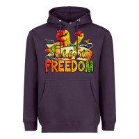 Plum We are black history juneteenth Heavyweight Hoodie - Zillion Design Studio