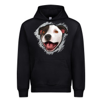 Black pittbull gray glitter Urban Hoodie - Jasminsmagicworld