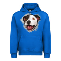 Cobalt pittbull gray glitter Urban Hoodie - Jasminsmagicworld