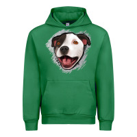 Emerald pittbull gray glitter Urban Hoodie - Jasminsmagicworld